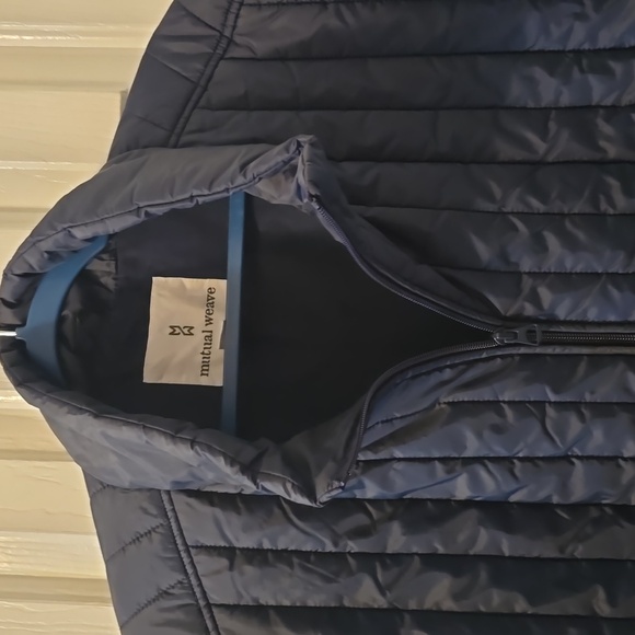 MUTUAL WEAVE BRAND MENS NAVY BLUE VEST SIZE LARGE - Picture 5 of 15